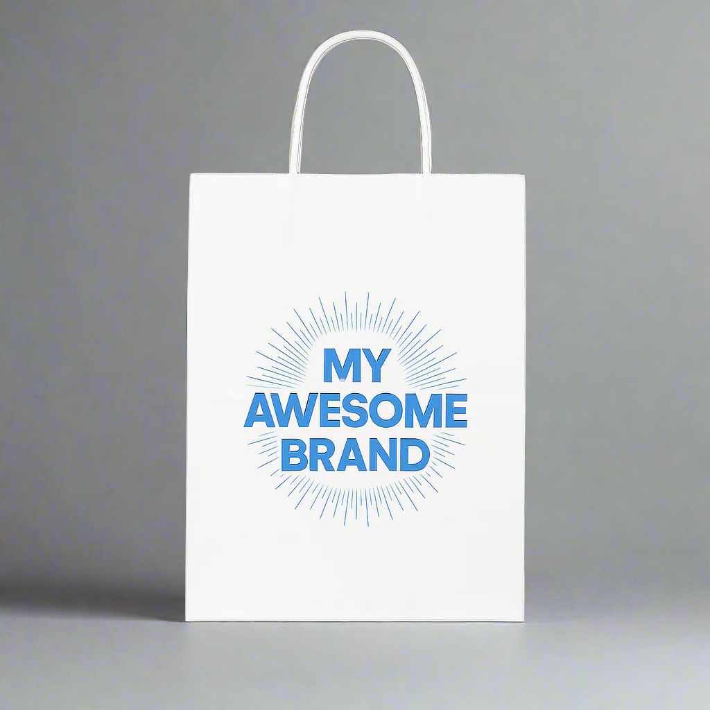 DOLPHIN Paper Delivery Bag with Handles Bulk, Sell by Set